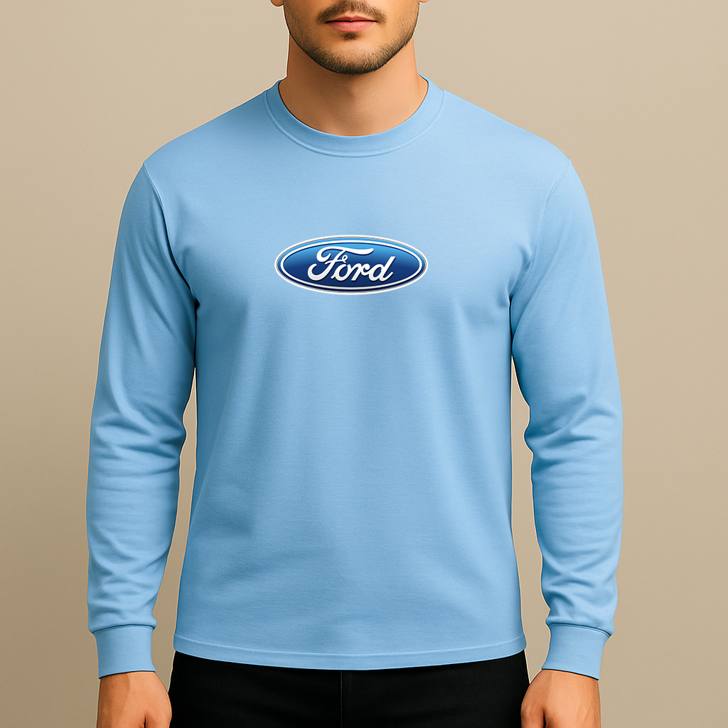Men’s Ford Car Long Sleeve T-Shirt